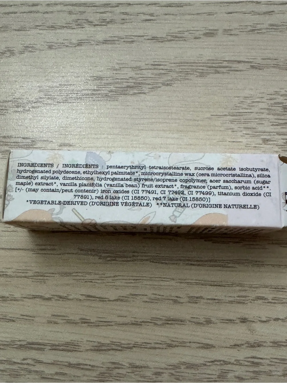 Lip Gloss/Syrup: Trifle Lolly